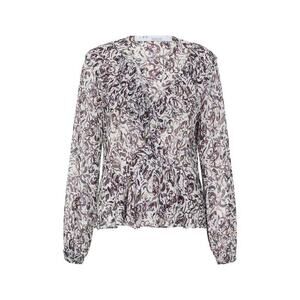 IRO New Voodoo Multicolor Long Sleeve Viscose Blouse Size 38